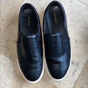 Aldo snake skin slip in sneakers